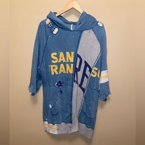 Free People Day Off Oversized Tunic Hoodie